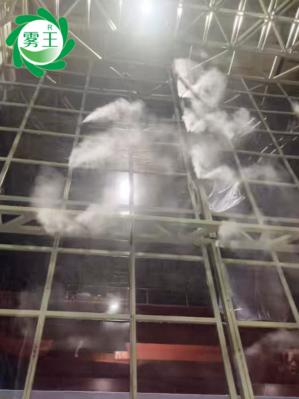 设备伸缩篷高压喷雾除臭系统中和氨气 (3)